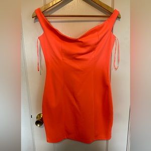 Mini Coral Summer Dress